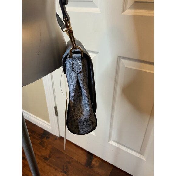 Michael Kors Light Blue Jet Set Logo Crossbody Bag Purse - Picture 4 of 8